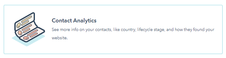 Contact Analytics hubspot