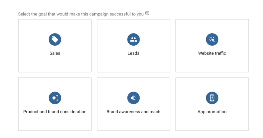 Google Ads Goals