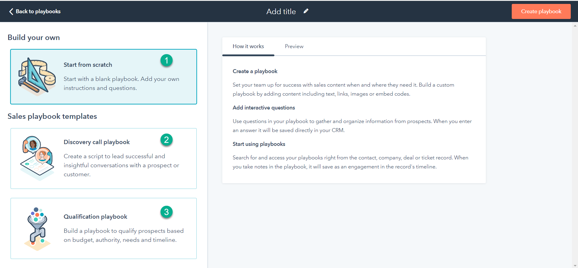 How to Create a PlayBook