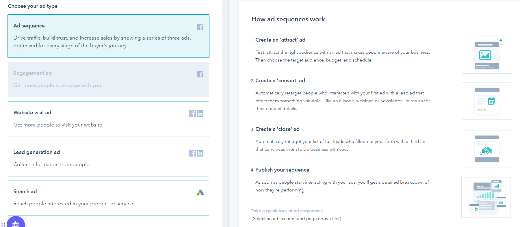 HubSpot Ad Sequences
