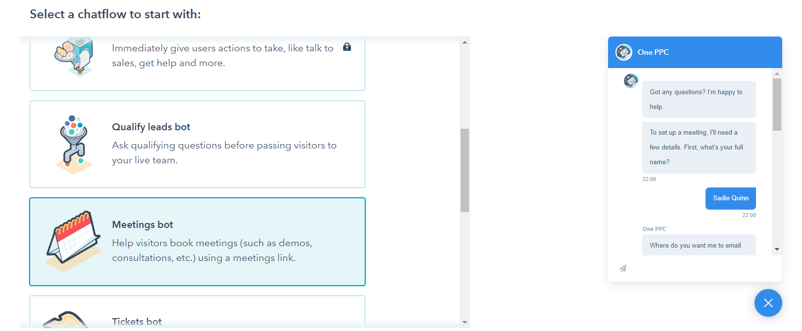 HubSpot Bots
