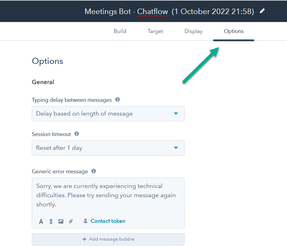 HubSpot ChatFlow 7 Options-1