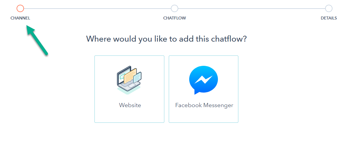 HubSpot ChatFlow Channel Create  2