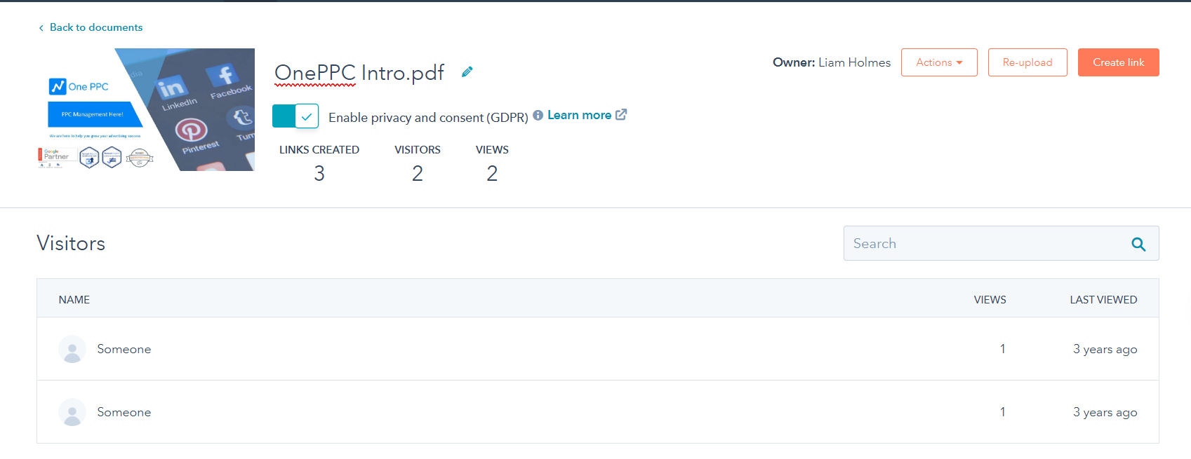 HubSpot Documents B