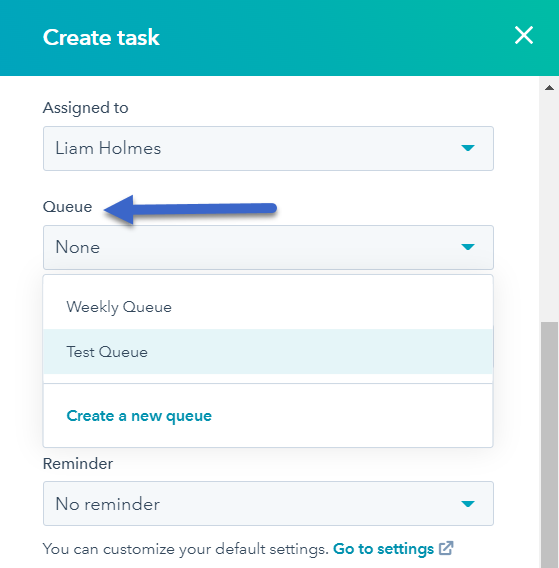 HubSpot Task Queue