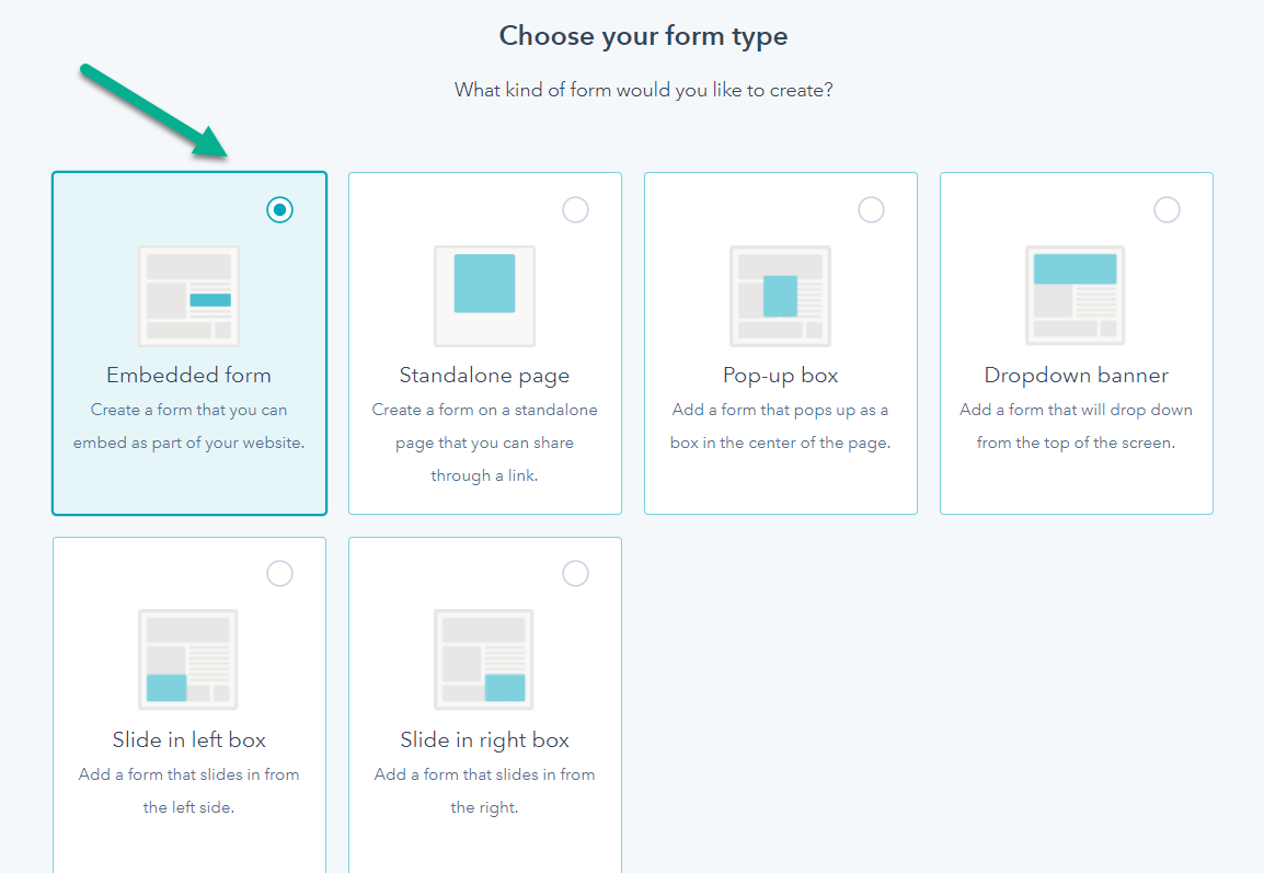 Types of HubSpot Forms