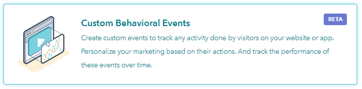 custom beahvioural analytics hubspot