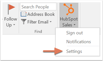 hubspot sales extension outlook 4