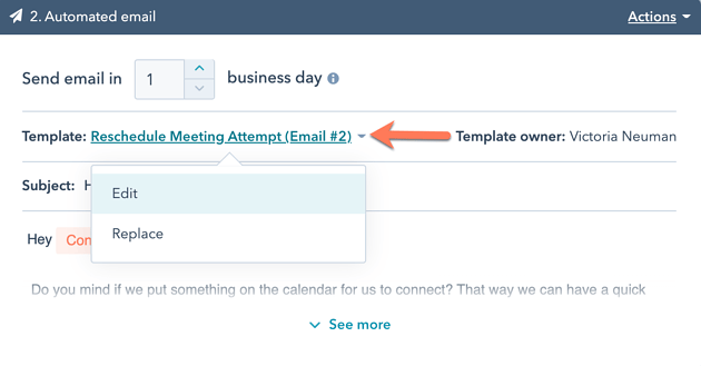 z Hubspot sales sequence